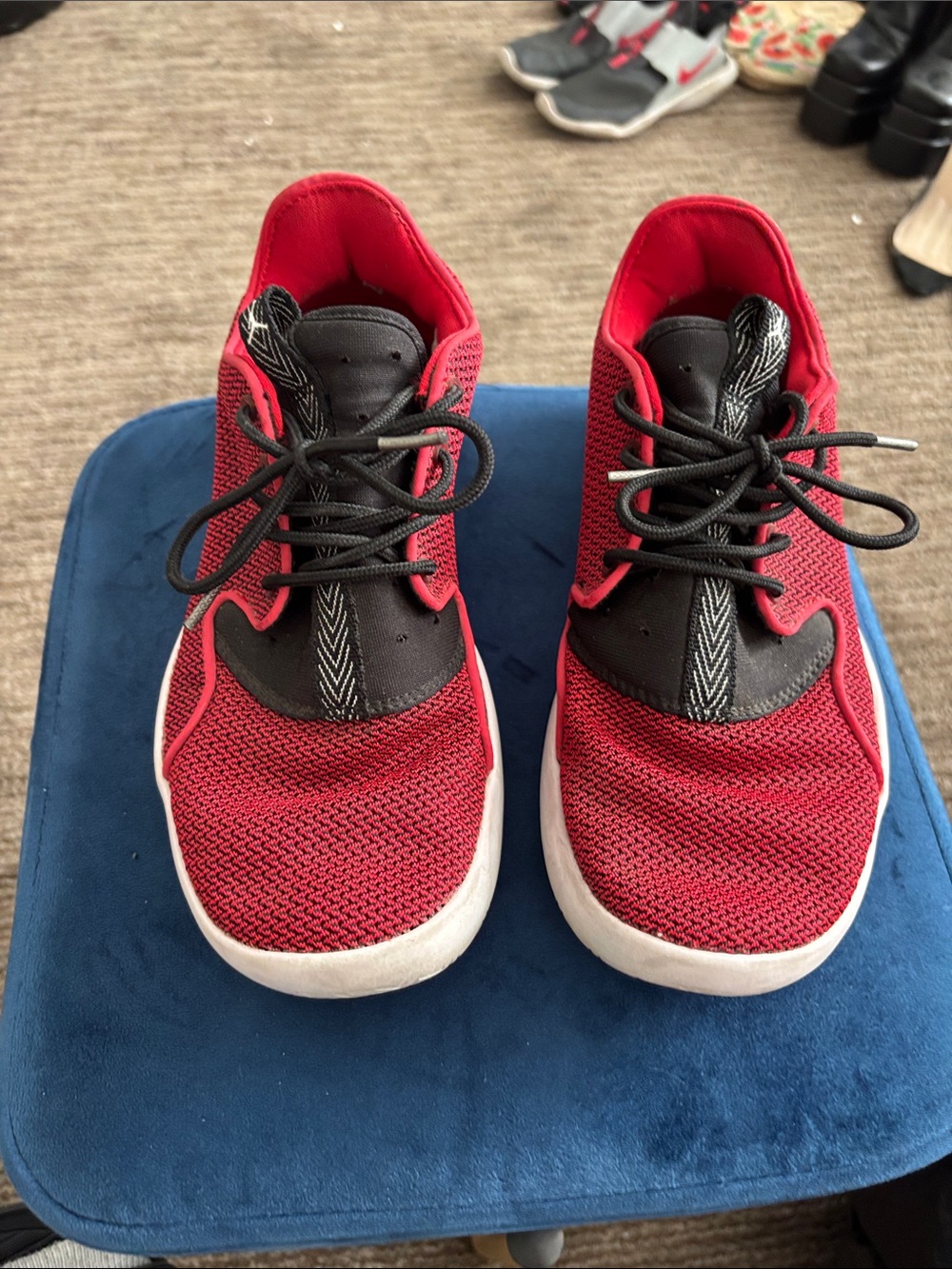 Kids Red Athletic Sneakers - Comfortable Everyday Shoe